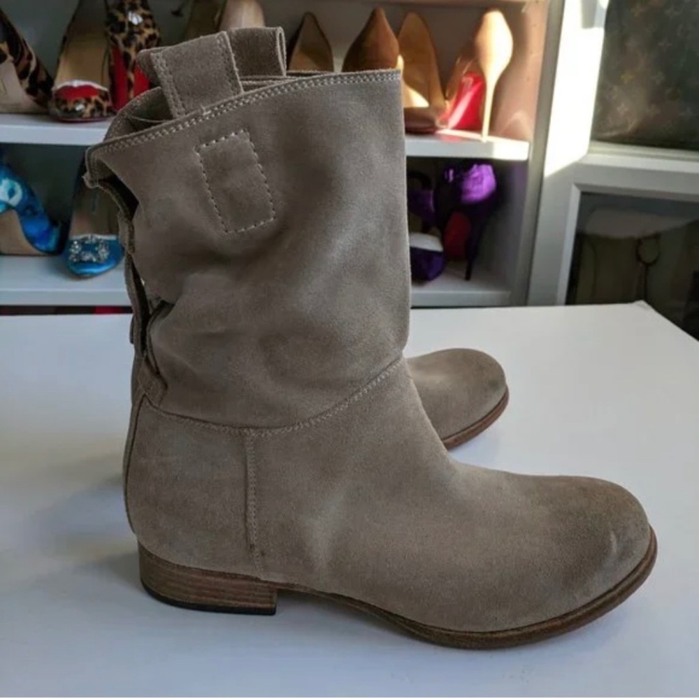 Alberto Fermani Umbria Suede Slouch Boots 6